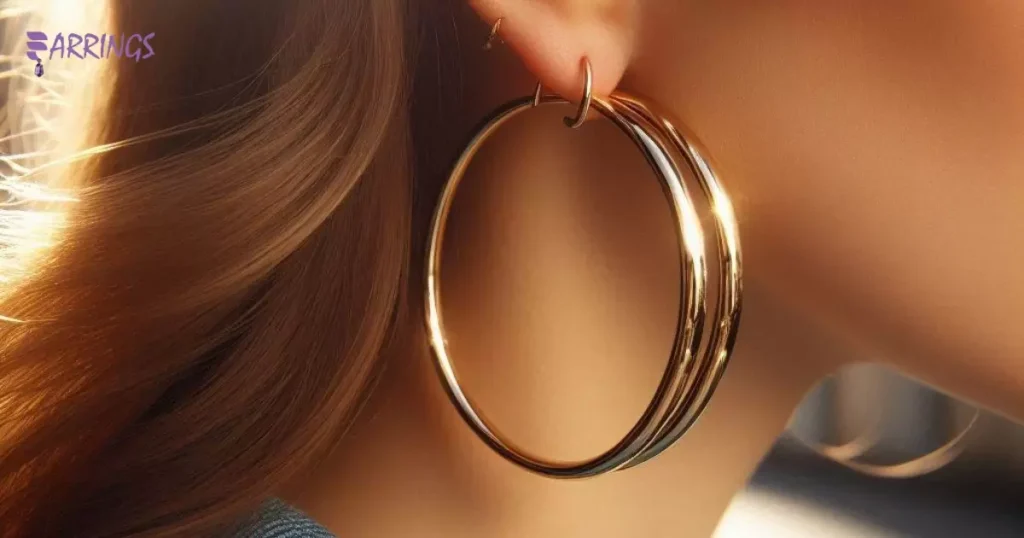 25 Mm Gold Hoop Earrings