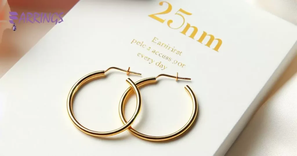 25mm Earrings As Everyday Accessories