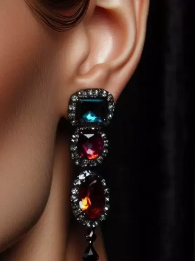 What Color Earrings With Black Dress?