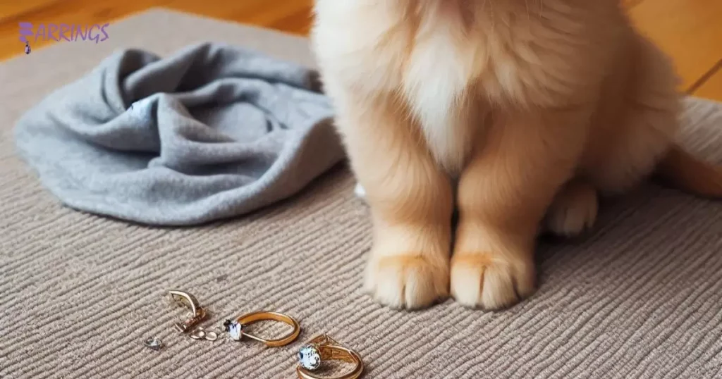 Puppy Swallowed Earring