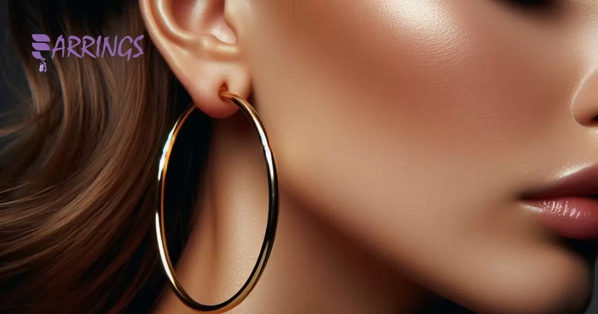 50mm Gold Hoop Earrings