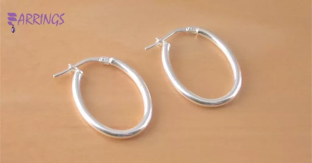 Clip On Hoop Earrings Silver