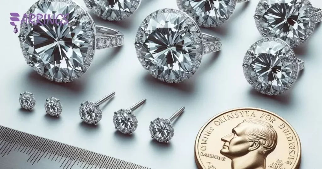 Comparing Different Diamond Sizes In Earrings