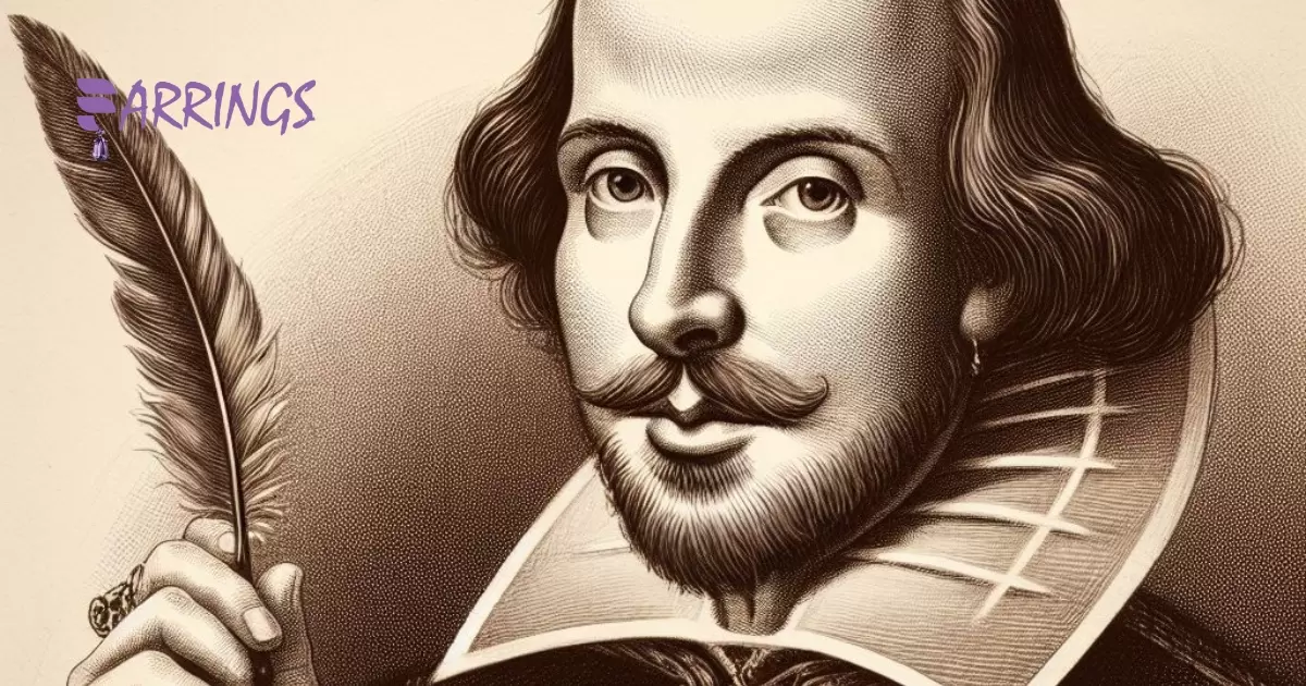 did shakespeare have an earring