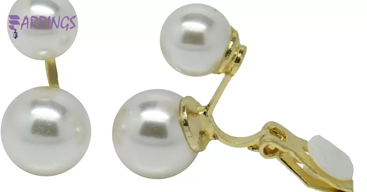 Pearl Drop Clip on Earrings