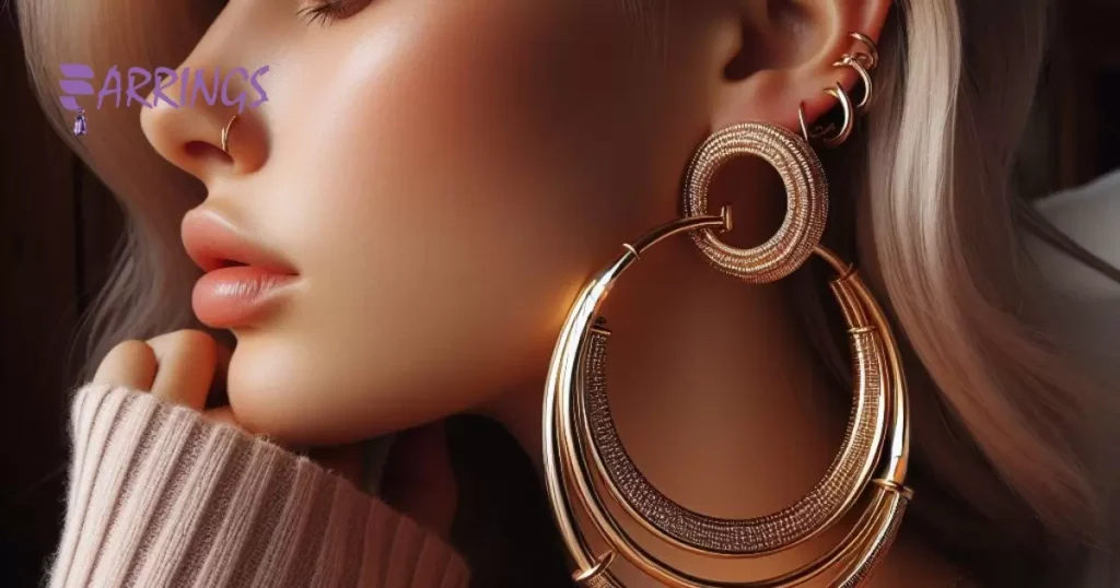 Style 50mm Gold Hoop Earrings