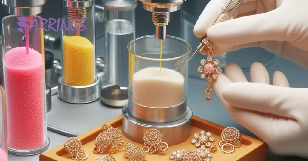 The Production Process Of Sensitive Solutions Earrings?