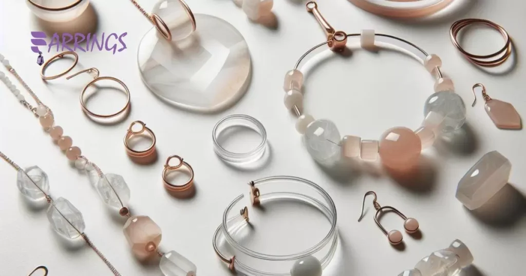 Try Clear or Nude-Colored Jewelry