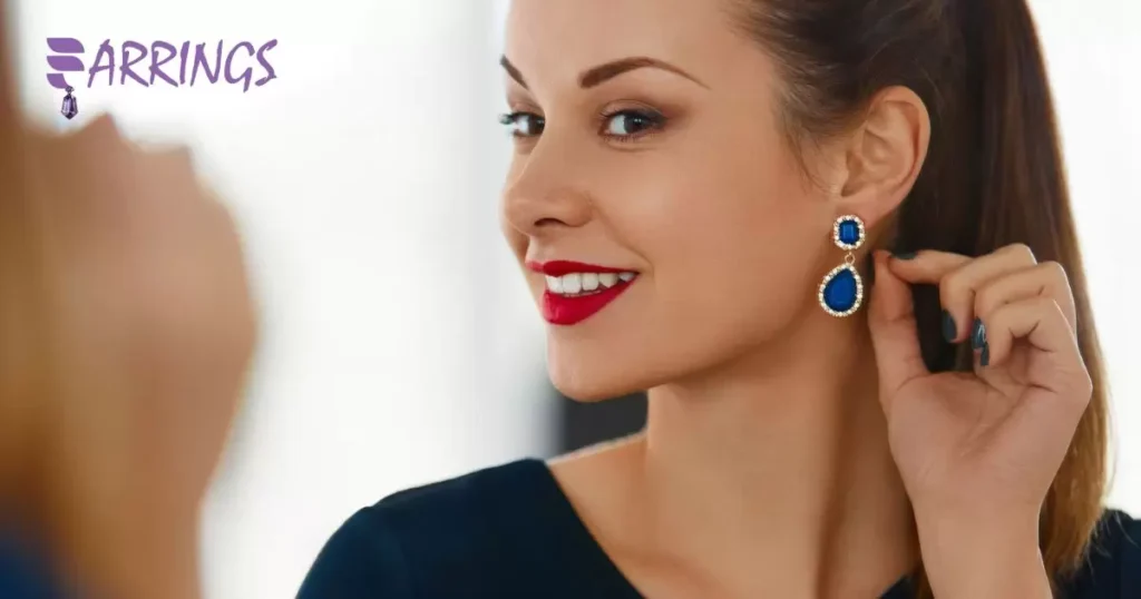 Wear Earrings In Visa Photo