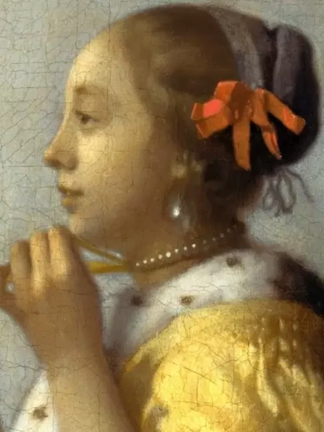 Woman With A Pearl Necklace Painting