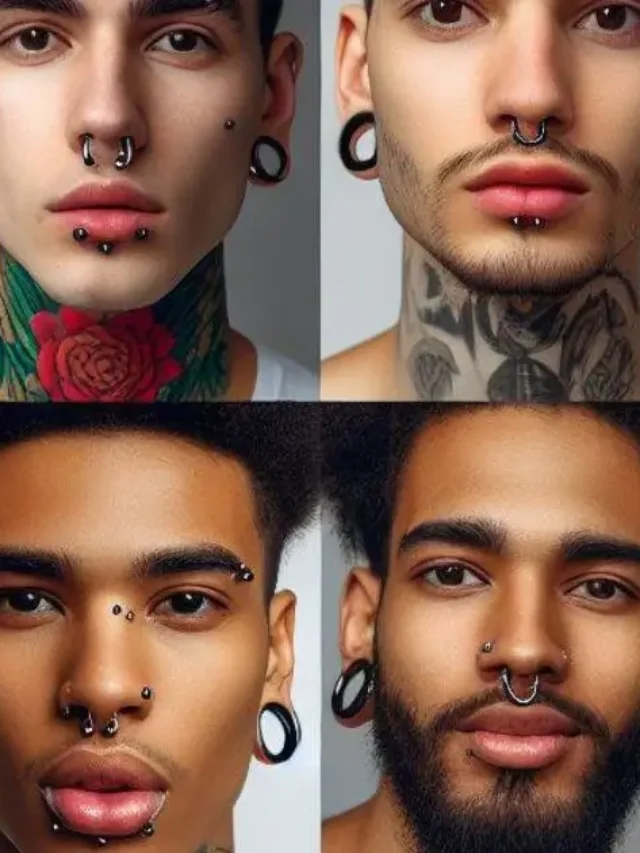 Cartilage Piercing Men