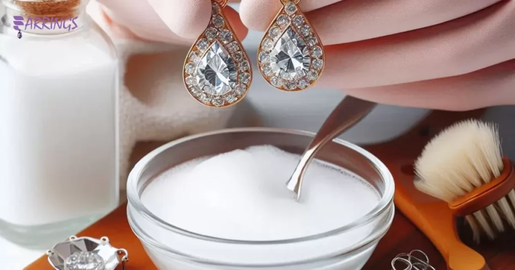 How To Clean Diamond Earrings With Baking Soda?